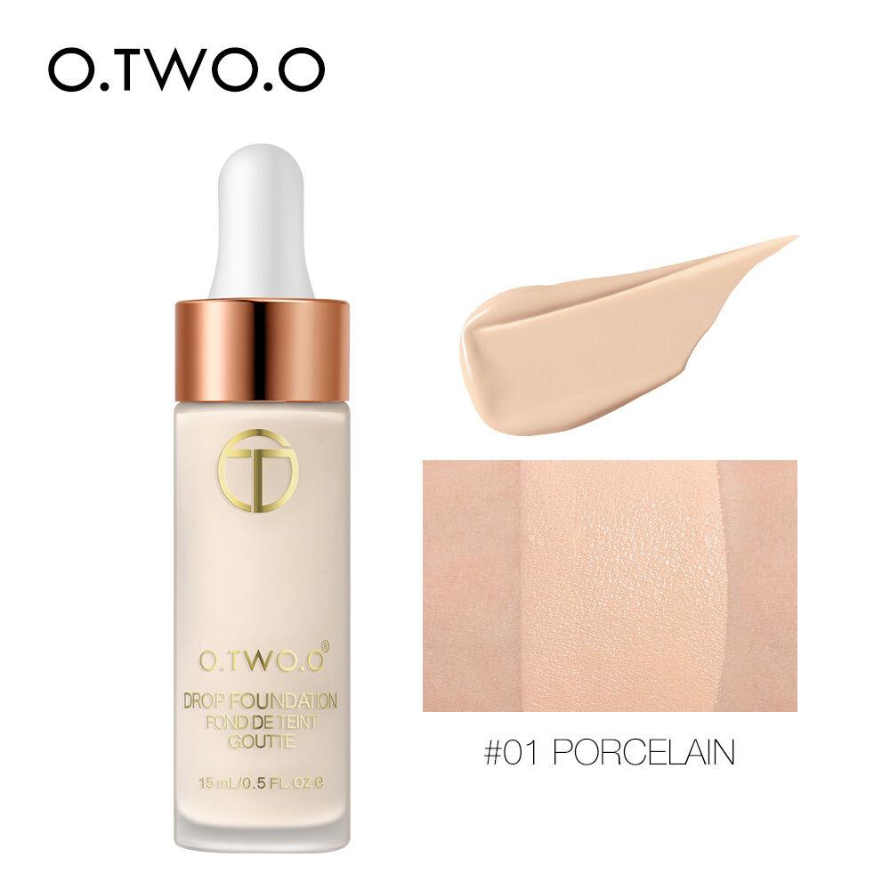 O.TWO.O Dropper Full Cover Liquid Foundation - Otwoocosmetics