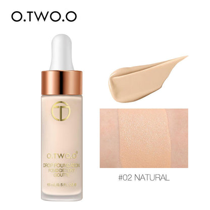 O.TWO.O Dropper Full Cover Liquid Foundation - Otwoocosmetics