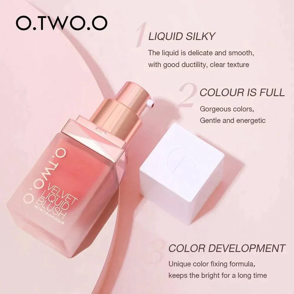 O.TWO.O Velvet Liquid Blush - Otwoocosmetics