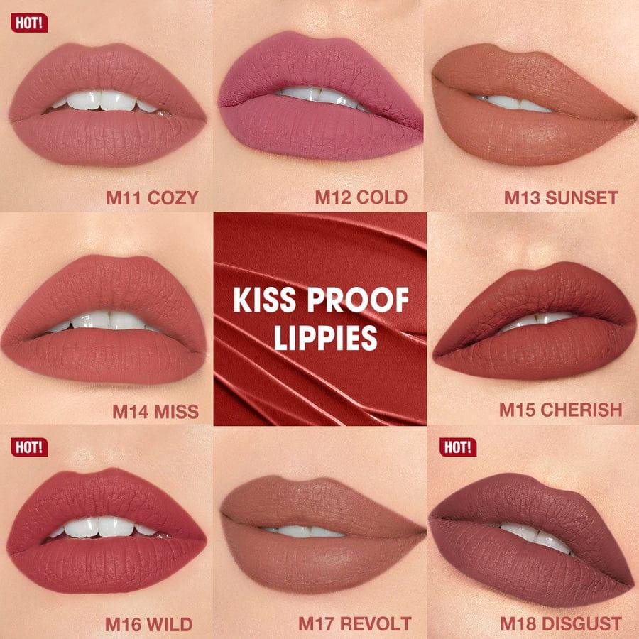 O.TWO.O Velvety Matte Lipstick Misty Kiss Lock Color Silky&Long Lasting - Otwoocosmetics