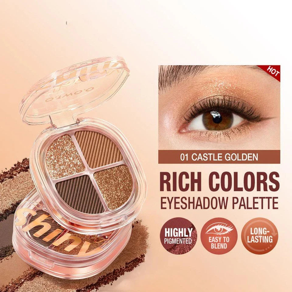 o-two-o Luxe Vibes 4 Color Eyeshadow Palette