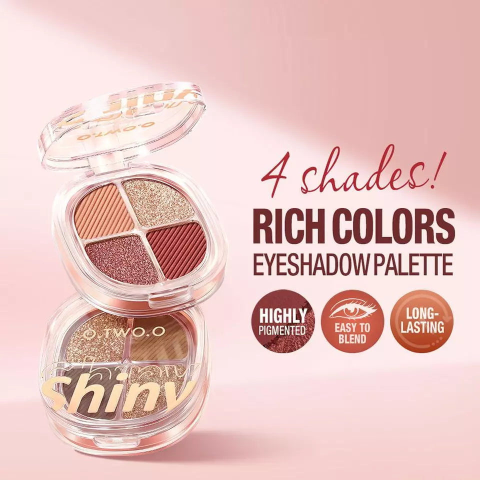 o-two-o Luxe Vibes 4 Color Eyeshadow Palette