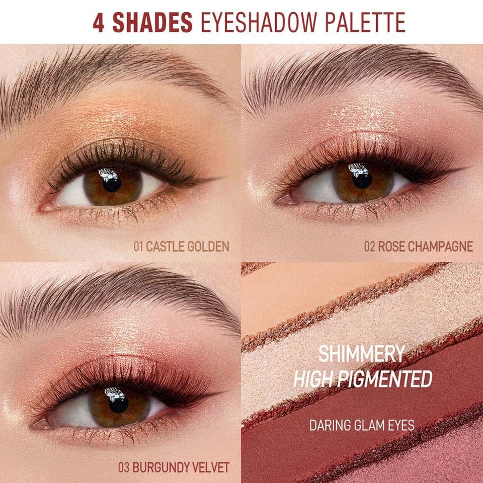 o-two-o Luxe Vibes 4 Color Eyeshadow Palette