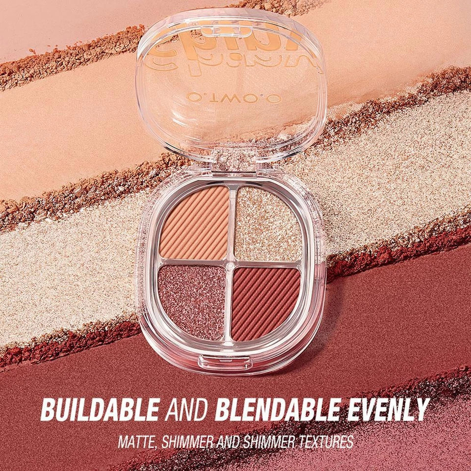 o-two-o Luxe Vibes 4 Color Eyeshadow Palette