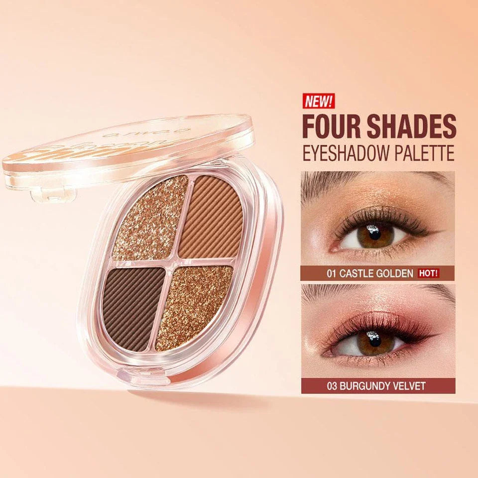 o-two-o Luxe Vibes 4 Color Eyeshadow Palette