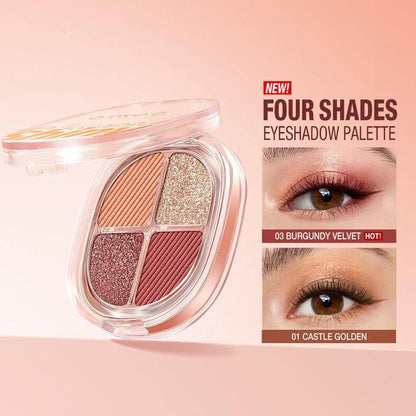 o-two-o Luxe Vibes 4 Color Eyeshadow Palette
